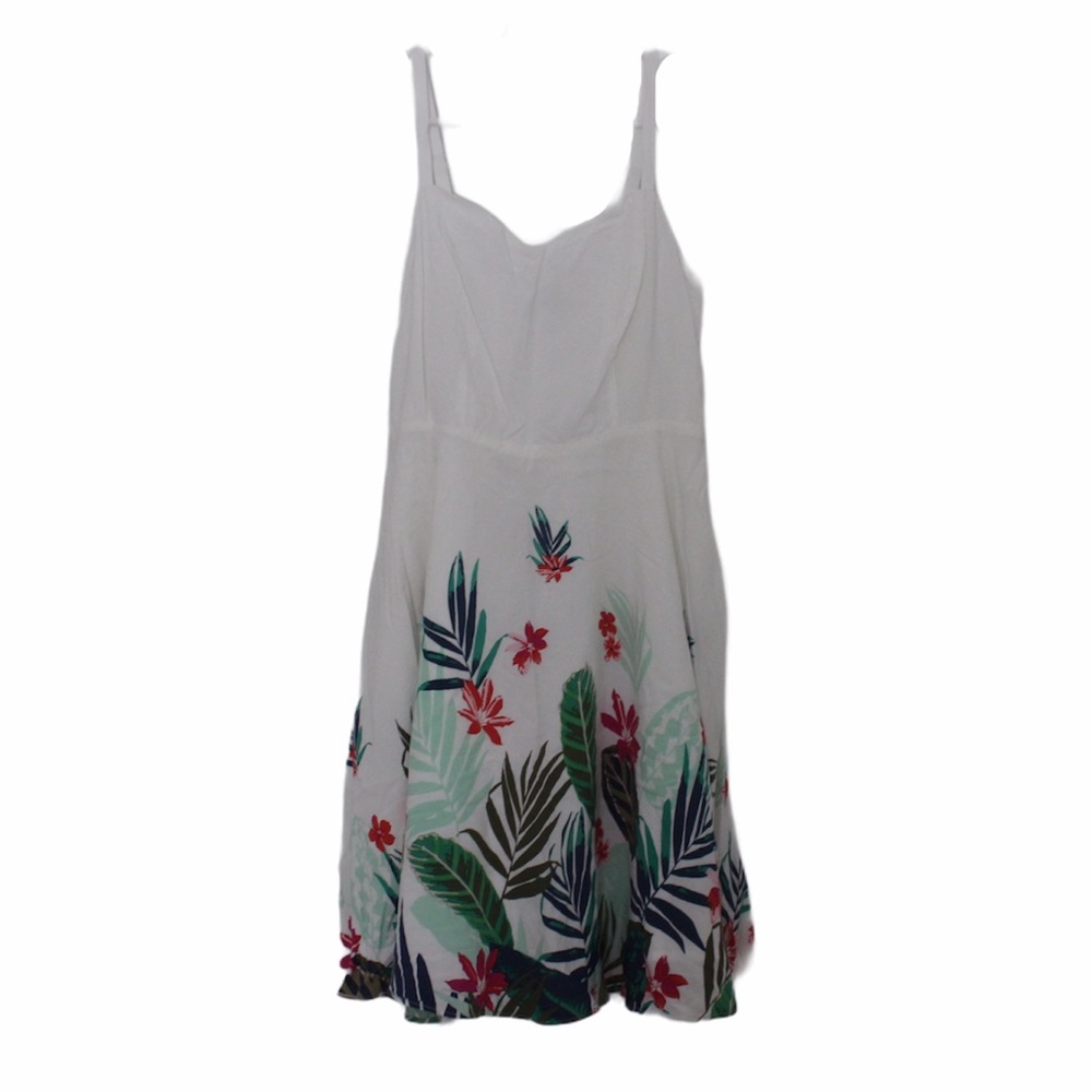 floral white old navy dress